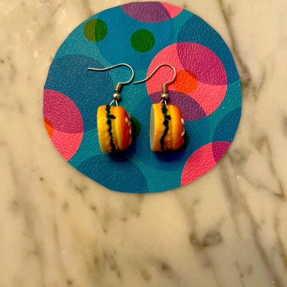 Burger earrings - Picture 3 of 6